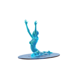 Water Sprite Book Shelf Decor 3d model