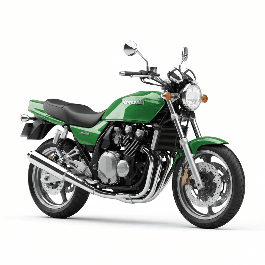 Kawasaki Zephyr 750 Classic Motorcycle 3d model
