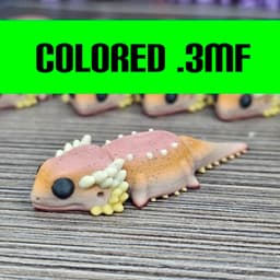 ColoredMiniMonster5BeardedDragonV2 3d model