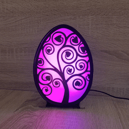 EGG LED LAMP 3d model