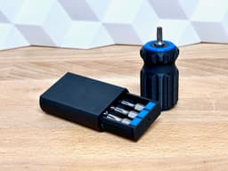 Compact Bit Box (pocket size driver bit storage) 3d model