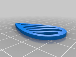 Drop Earrings 3d model