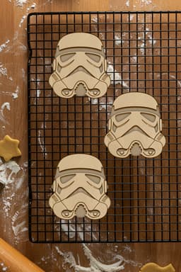 Stormtrooper Cookie Cutter, Biscuit Cutter 3d model