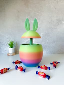 Bunny Flower Holder 3d model
