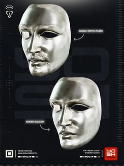 Leper King Mask 3D Printer STL file 3d model