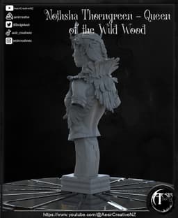 The_Wylde_Queen Bust 3d model