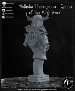 The_Wylde_Queen Bust 3d model
