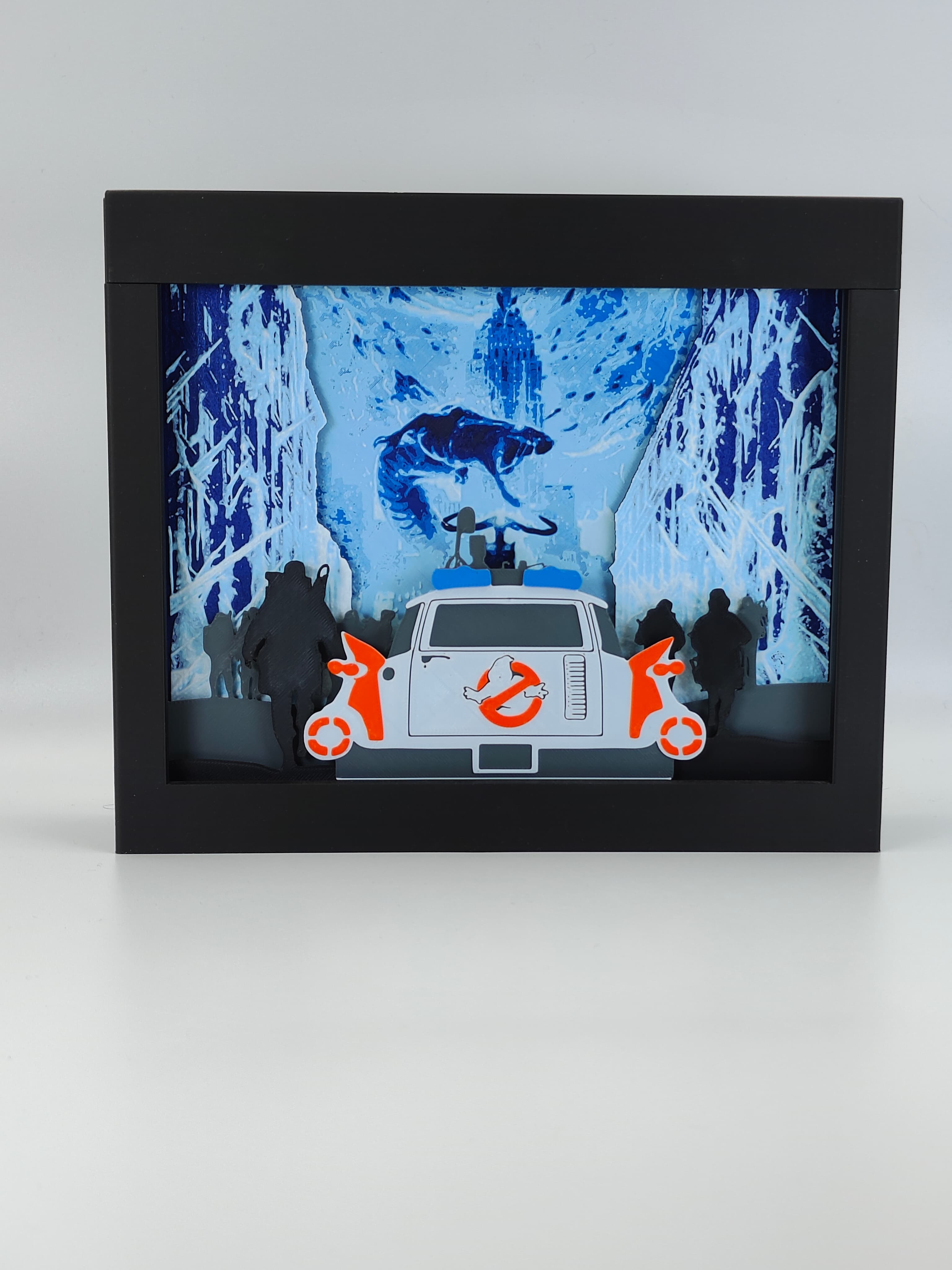 Ghostbusters Frozen Empire Shadow Box 👻 3d model