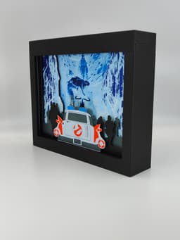 Ghostbusters Frozen Empire Shadow Box 👻 3d model
