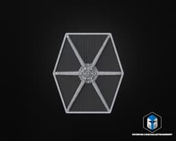 Tie Fighter Vehicle Kit Card - 3D Print Files 3d model