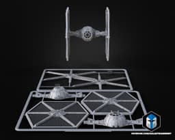 Tie Fighter Vehicle Kit Card - 3D Print Files 3d model