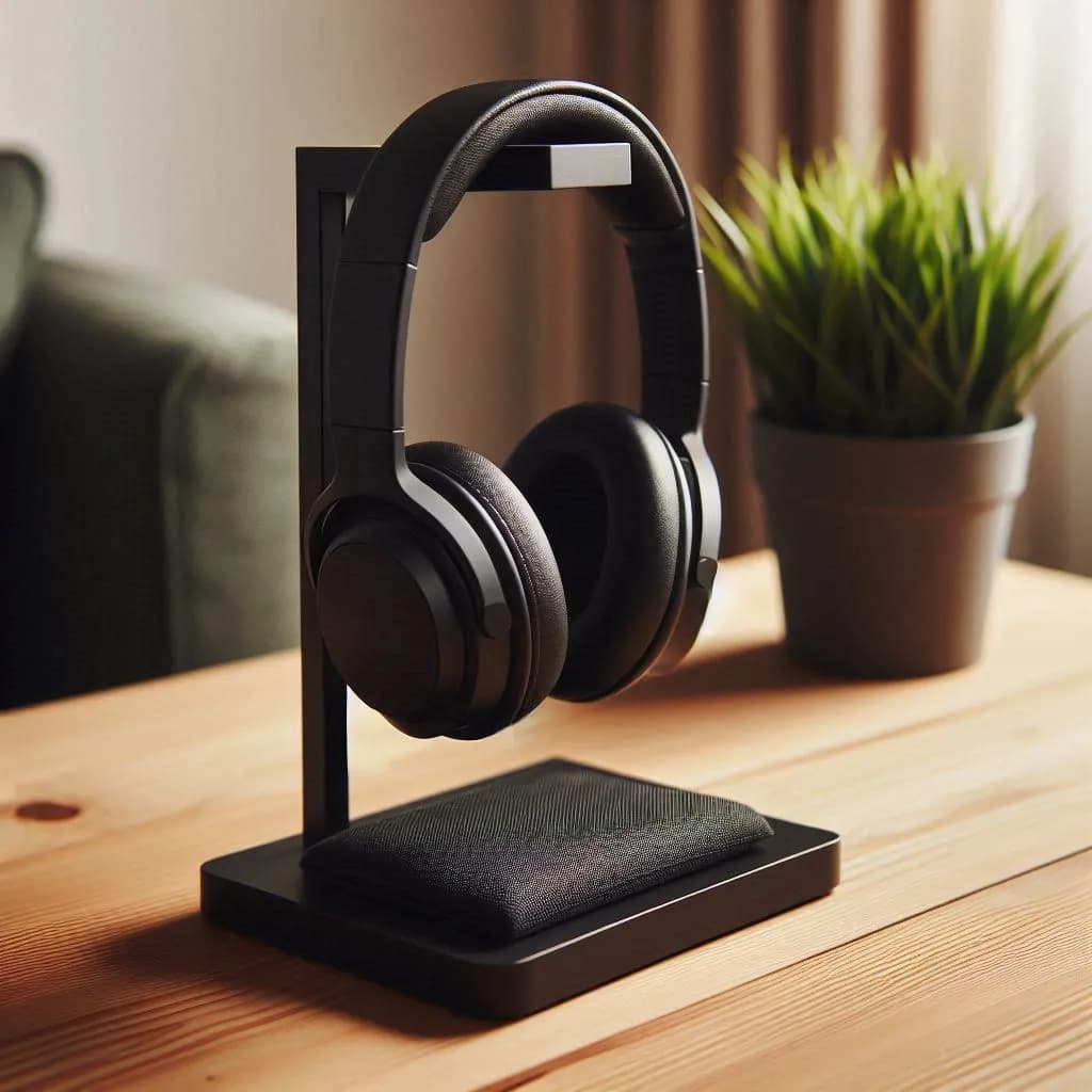 Minimalist Design Headphone Stand, Headset Holder 3d model