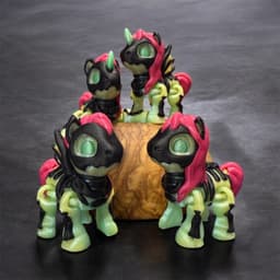 Halloween Skelly Pony Collection 3d model