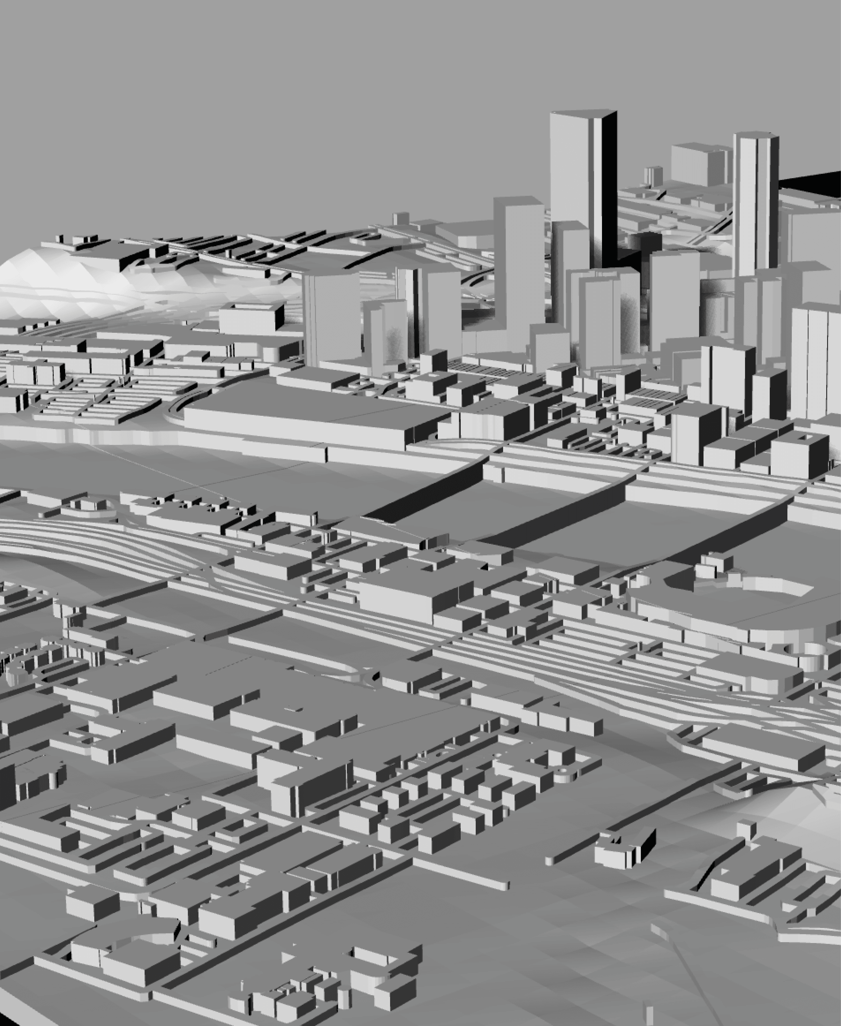 PITTSBURGH, Skyline 3d map 3d model
