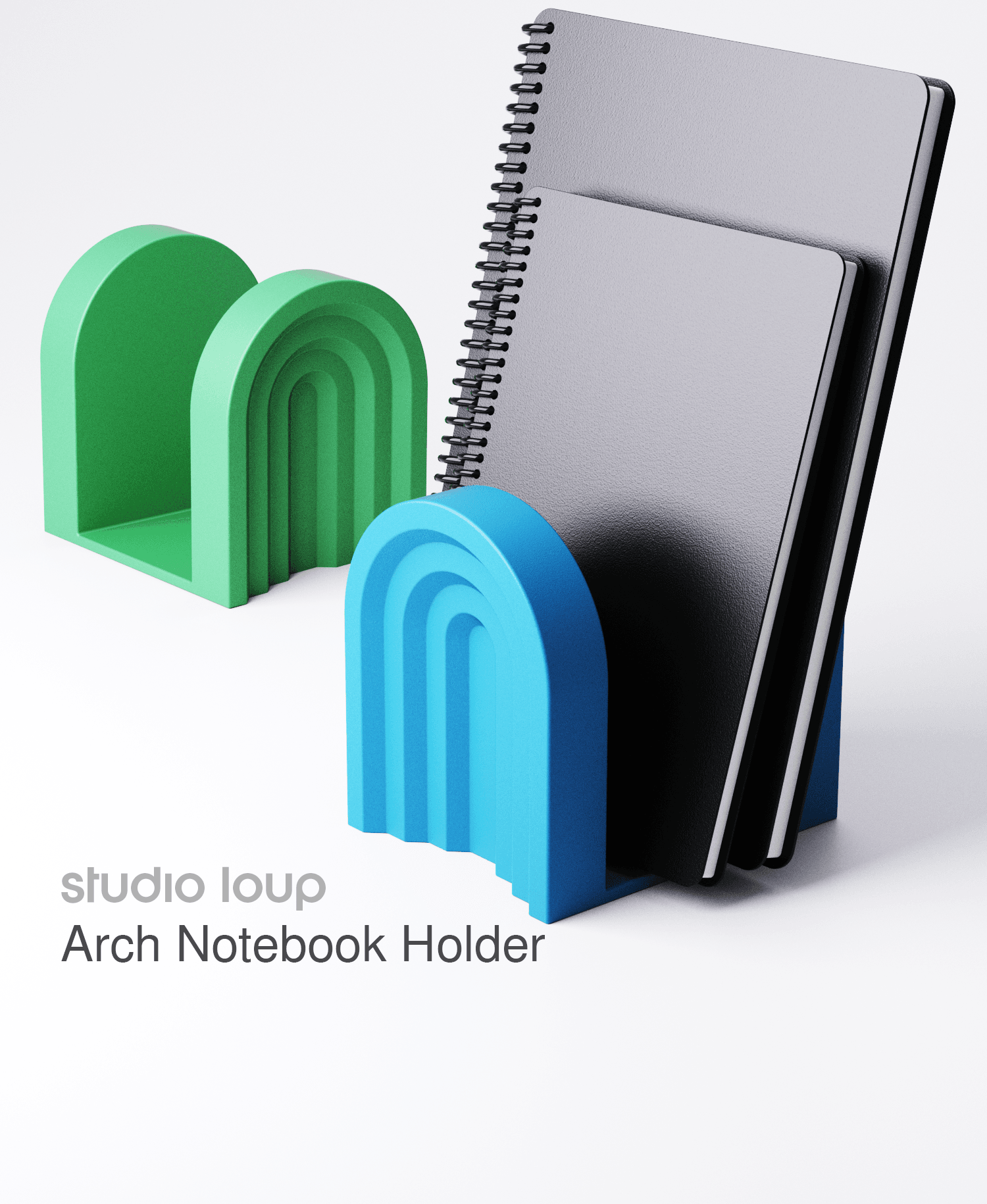 Arch Notebook Holder 3d model