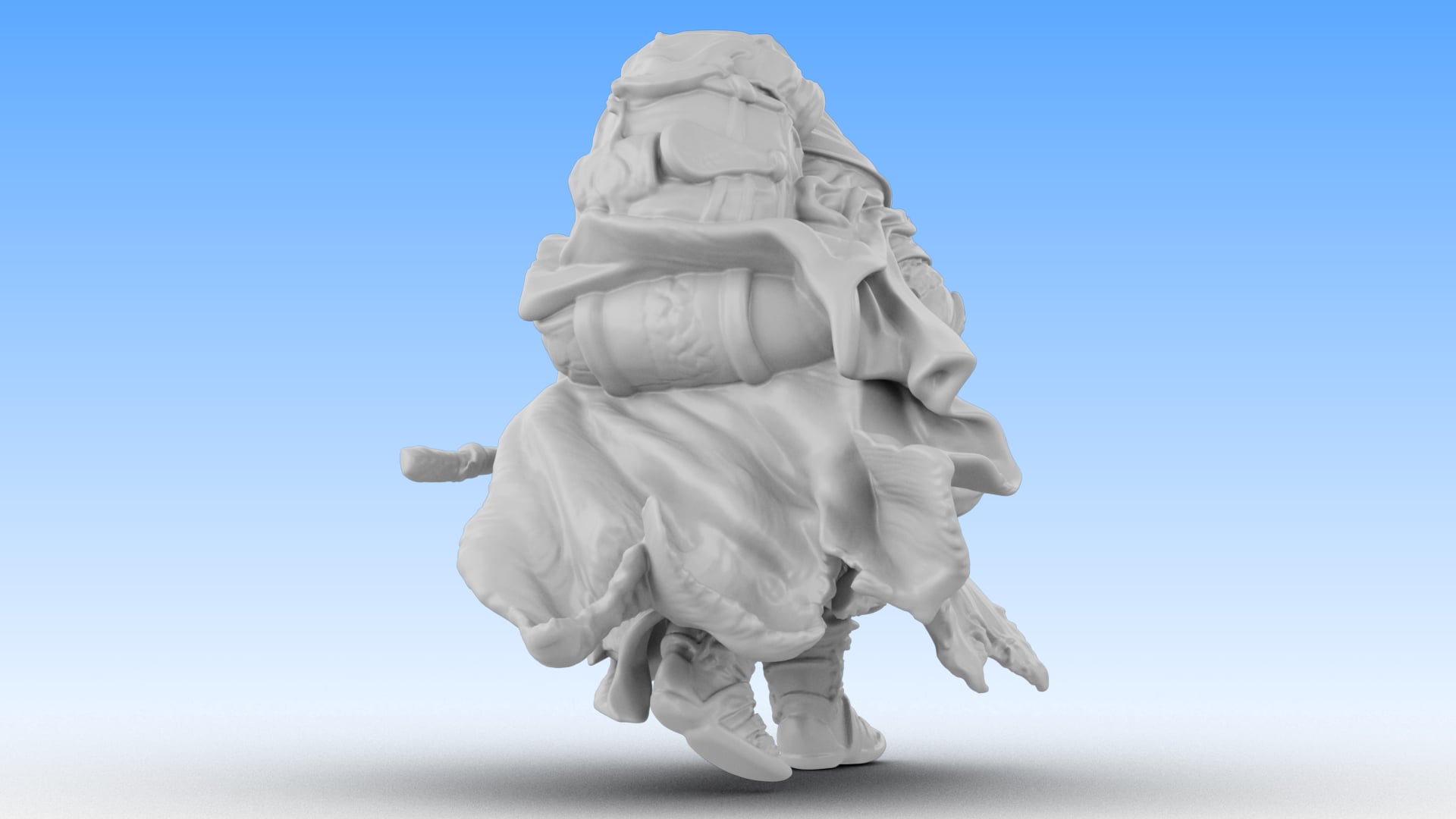 Clothbound Sentinel 3d model