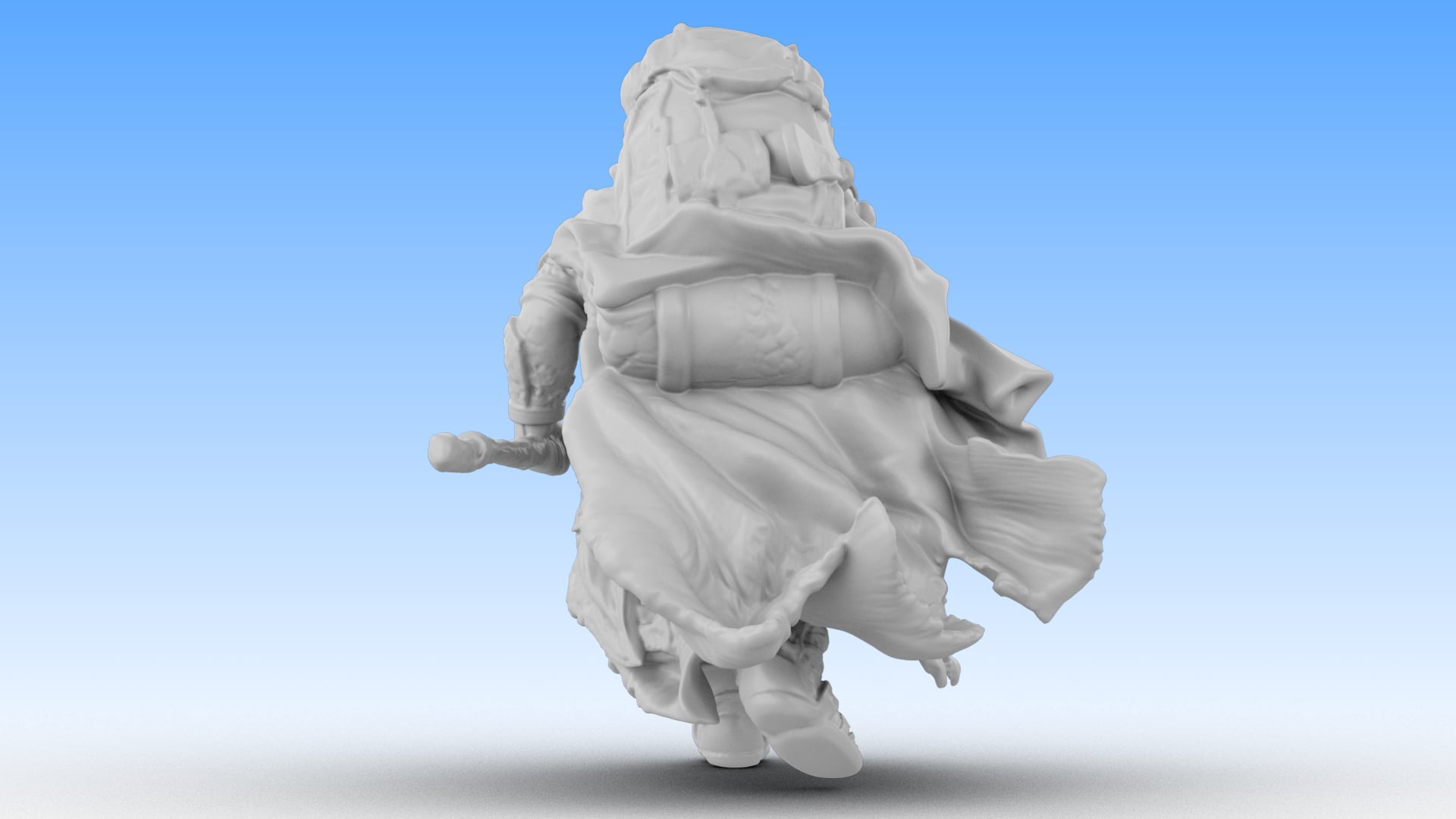 Clothbound Sentinel 3d model