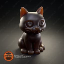 Stylized adorable Cute Kitty 3d model