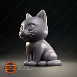 Stylized adorable Cute Kitty 3d model