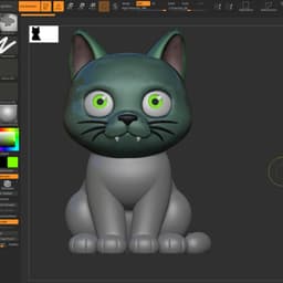 Stylized adorable Cute Kitty 3d model