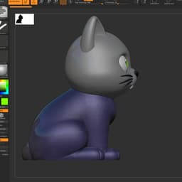 Stylized adorable Cute Kitty 3d model