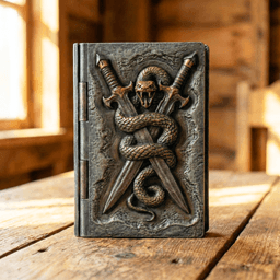 Gothic Serpent Dagger Book Box 3d model