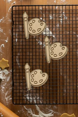 Paint Cookie Cutter, Biscuit Cutter 3d model