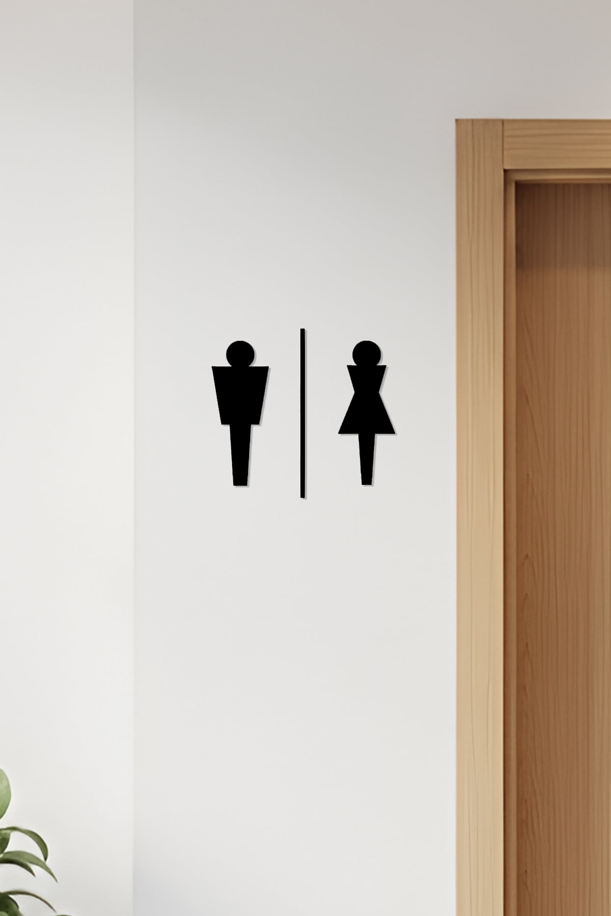 WC, Toilet Sign, Restroom 3d model