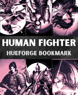 Human Fighter Bookmarks (Male & Female) 3d model