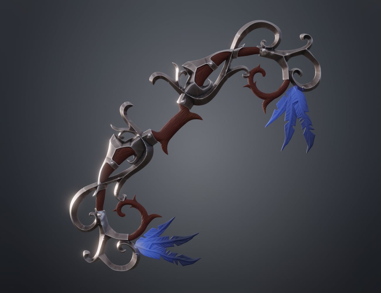 Tyrande Whisperwind Bow - Warcraft 3d model