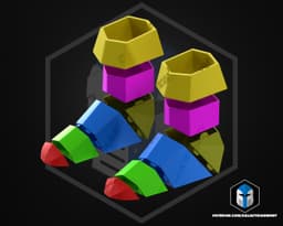 OSRS Fancy Boots - 3D Print Files 3d model