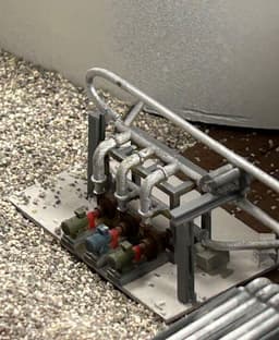 HO Scale Pump Section 3 Pumps 3d model
