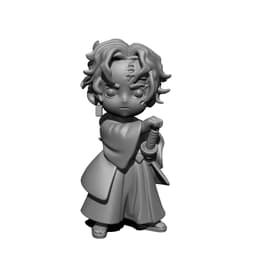Demon Slayer Chibi Character Set – 3D Printable Collection 3d model