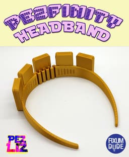PezFinity Headband 3d model