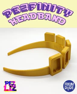 PezFinity Headband 3d model
