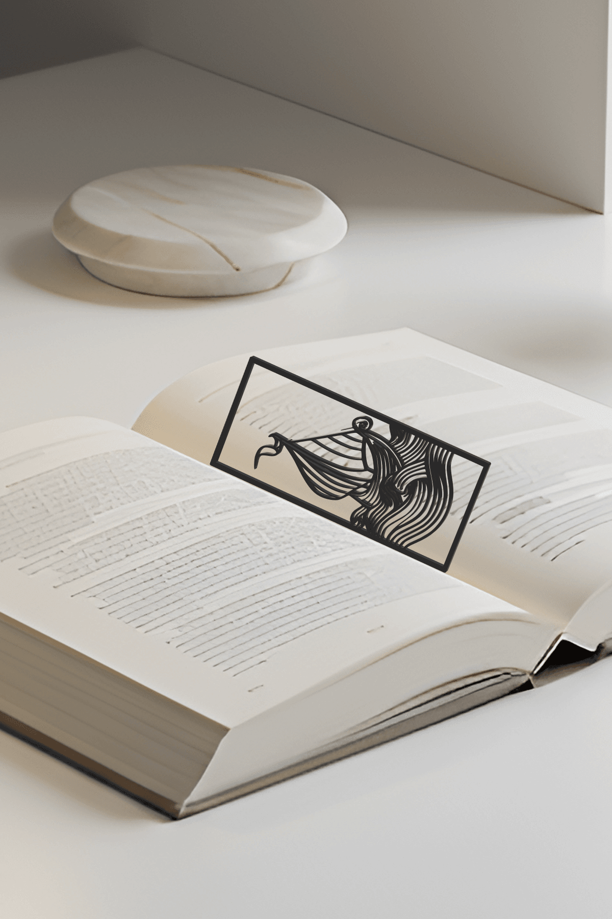 Ocean Ship Bookmark, Gift Idea 3d model