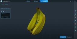 A Hand of Bananas 3D Scan 3d model
