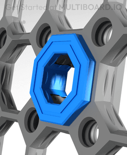 Raised Double-Sided Snap (DS Part B) 3d model
