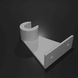 Minimalist Paper Towel Holder 3d model