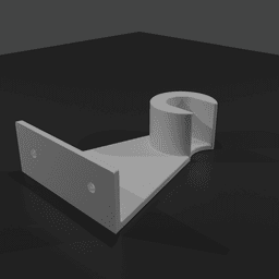 Minimalist Paper Towel Holder 3d model