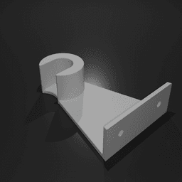 Minimalist Paper Towel Holder 3d model