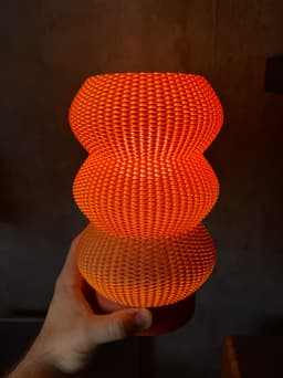 Basketweave Lamp 3d model
