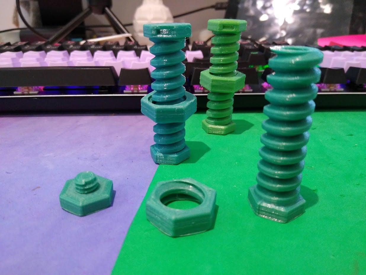 Fidget Bolt 3d model