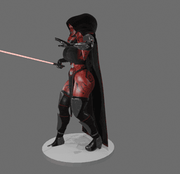 Curvy Darth Talon V2 3d model