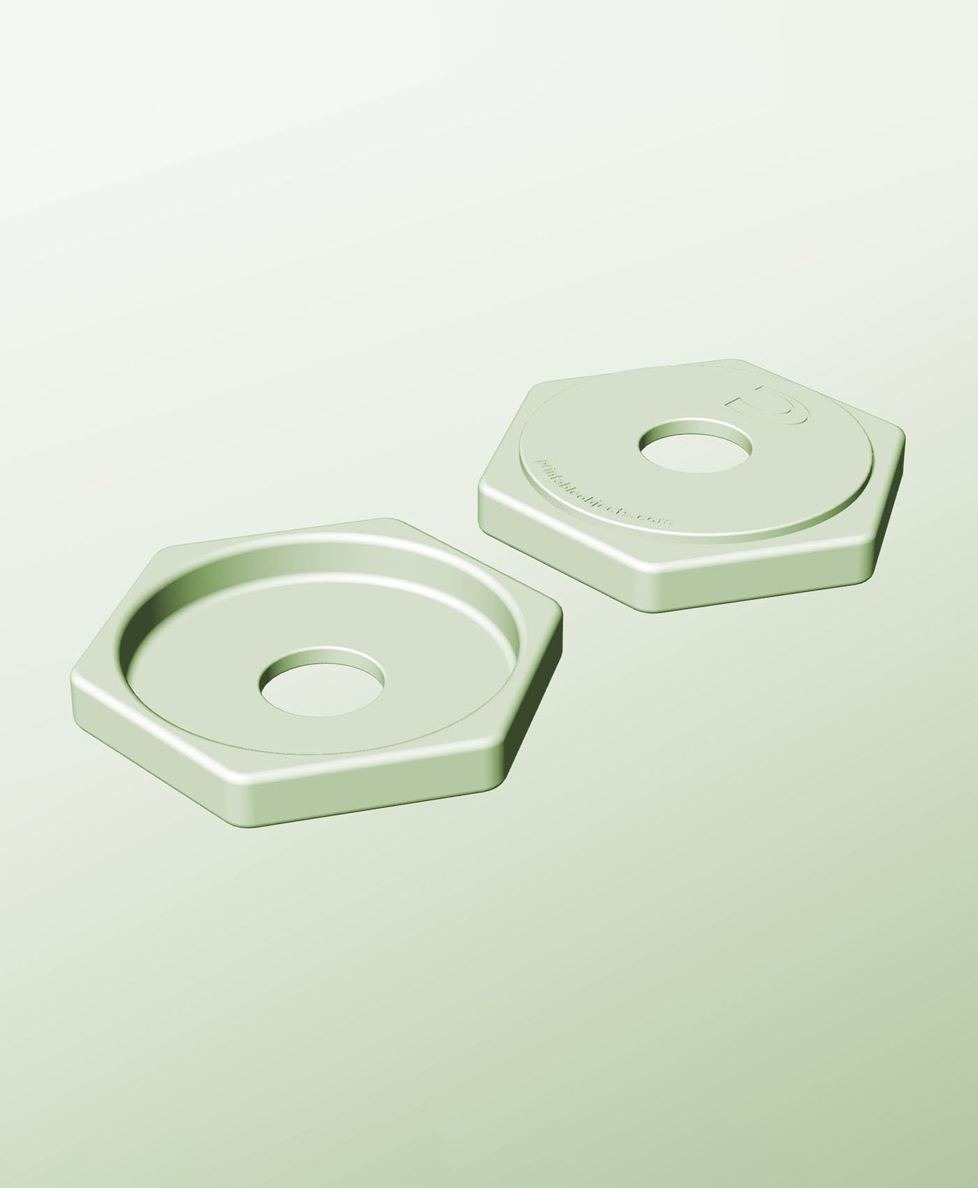 CH128-20-P Stacking pierced component box bin for makers 3d model