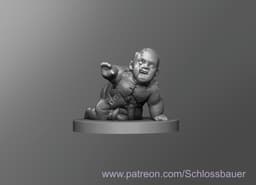 Zombie Baby 3d model