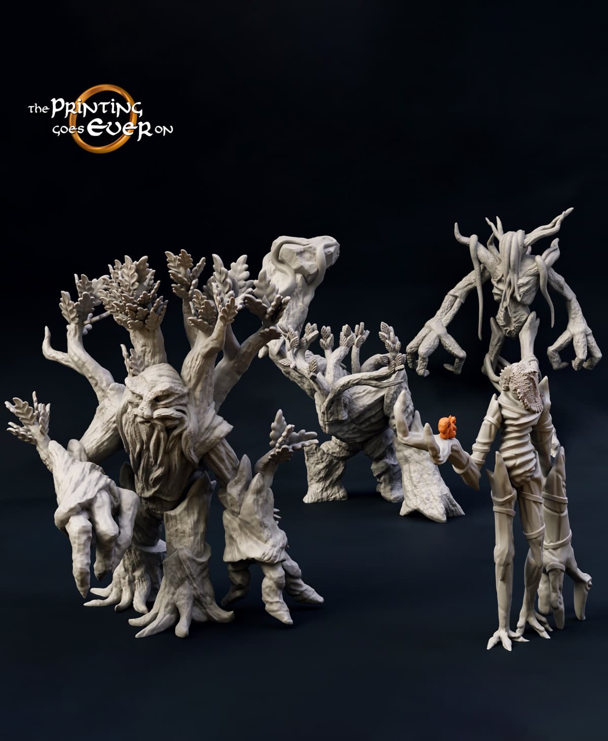 Treants Set - Presupported 3d model
