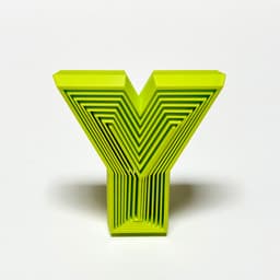 Alphabet Layered Fidgets 3d model