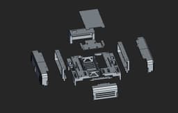 ERX-01 Scout Robot Crawler 3d model