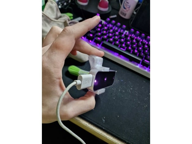Leap Motion Shirt Clip 3d model